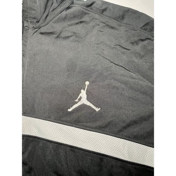 Nike Air Jordan Jacket Mens XL Black Track Nike Dri-Fit Full-Zip Jumpman - Picture 7 of 16